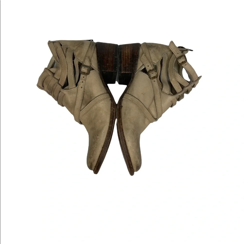 Last Chance….Freebird by Steven Stair Booties in Taupe 6 - Picture 13 of 15